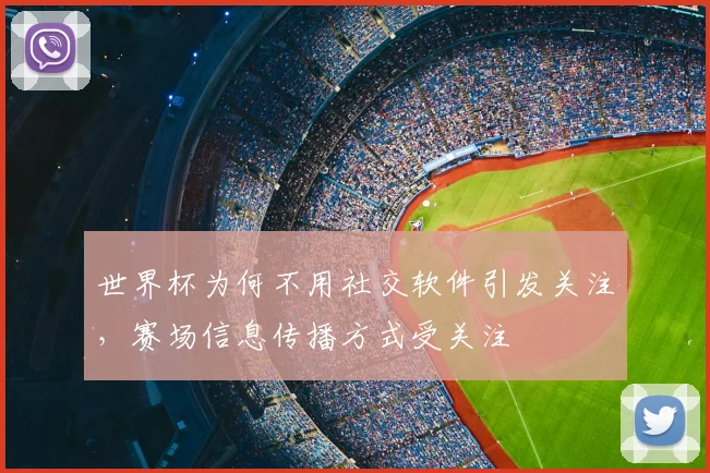 世界杯为何不用社交软件引发关注，赛场信息传播方式受关注
